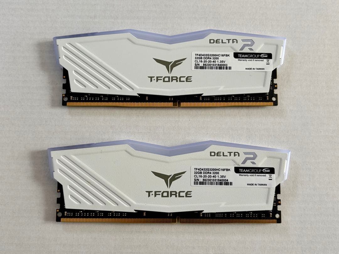 TEAM DDR4-3200 64GB（32GB×2）　デスクトップPC用メモリ