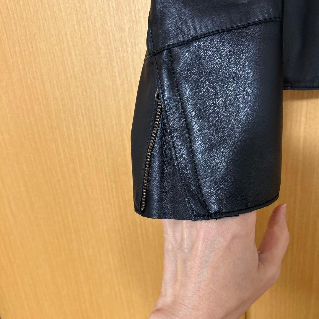 【KKK美品】23区 シープレザージャケット