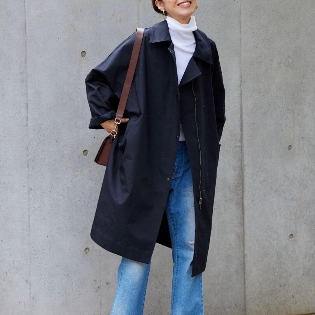 新品未使用フレームワーク　撥水ポンチョトレンチコート　36