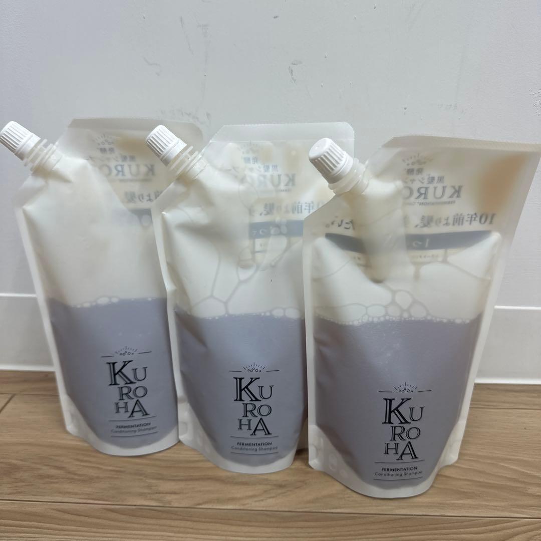 発酵　黒髪シャンプー　KUROHA 詰替用