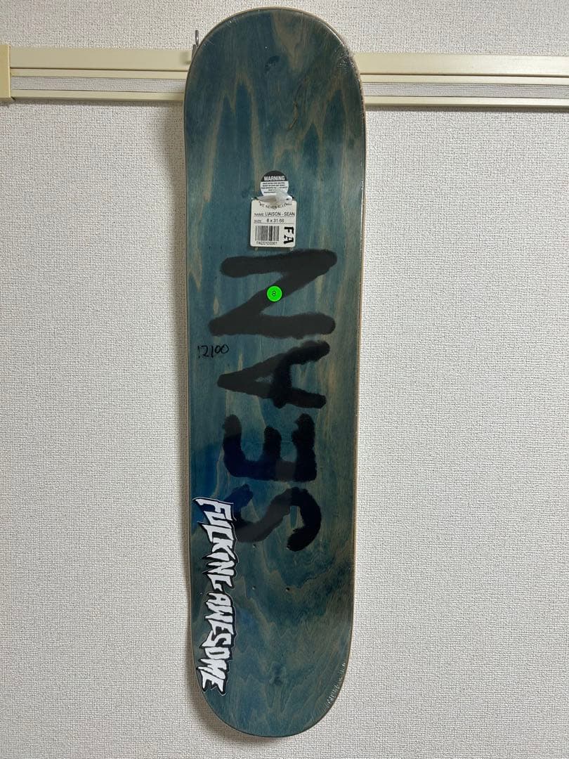 FUCKING AWESOME スケートボードデッキ 8.0インチSEAN