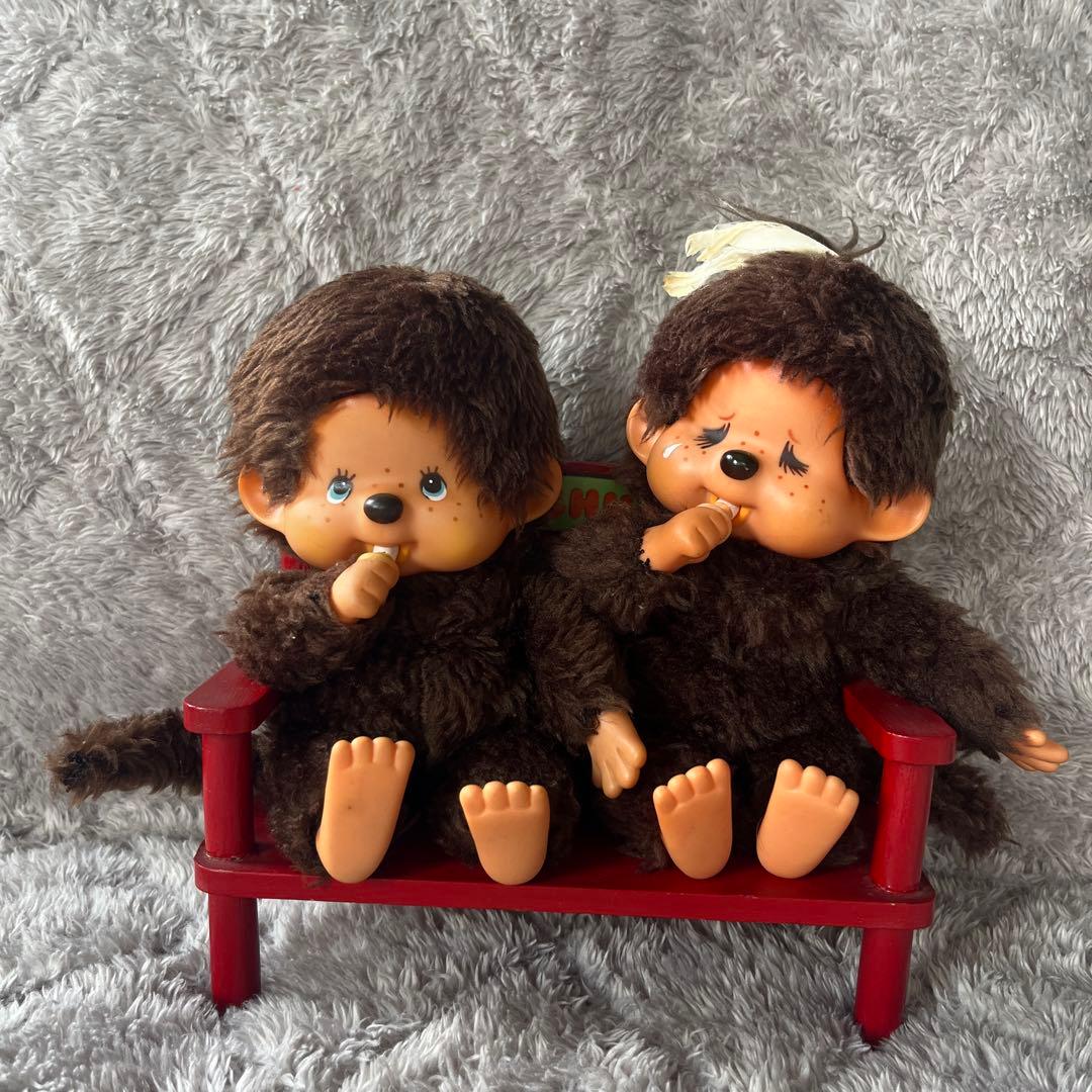 1974年　セキグチモンチッチ　2体とベンチ付き