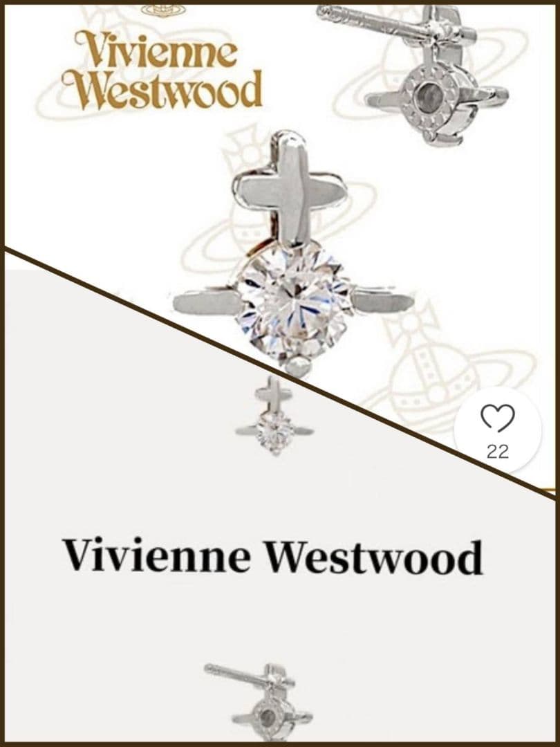 ヴィヴィアンウエストウッド マン HORTENSE シングルピアス 925