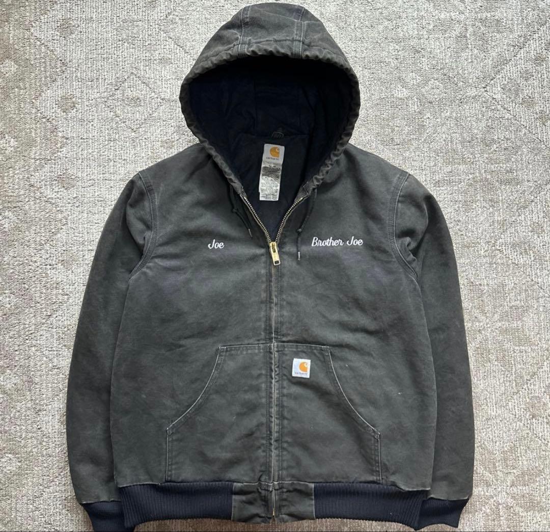 y*1様 【USA製】carhartt アクティブジャケット 墨黒