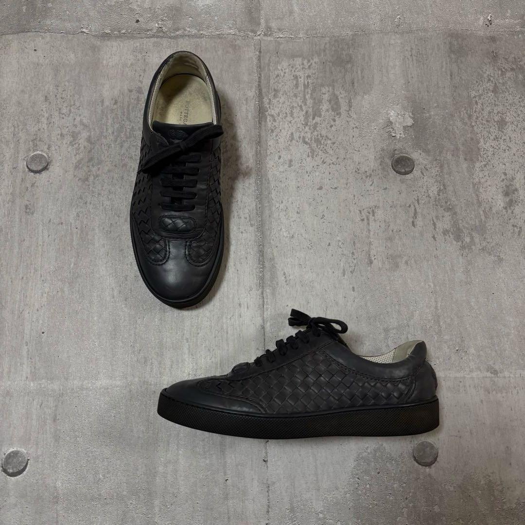 靴 00s archive Bottega Veneta leather shoes