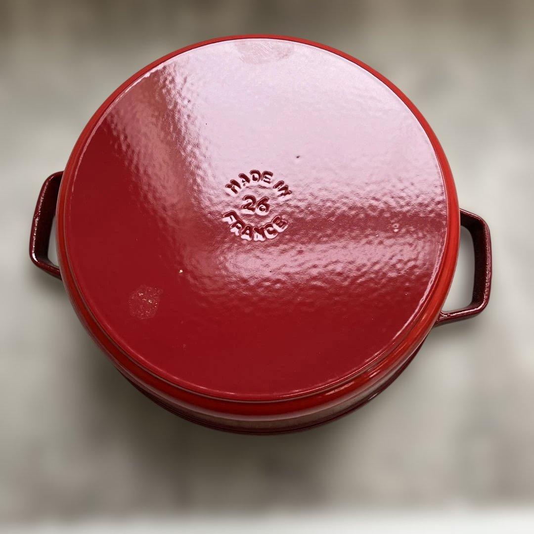 ⚫︎8/0212i13 STAUB LACOCOTTE シャロー　ストウブ26㎝