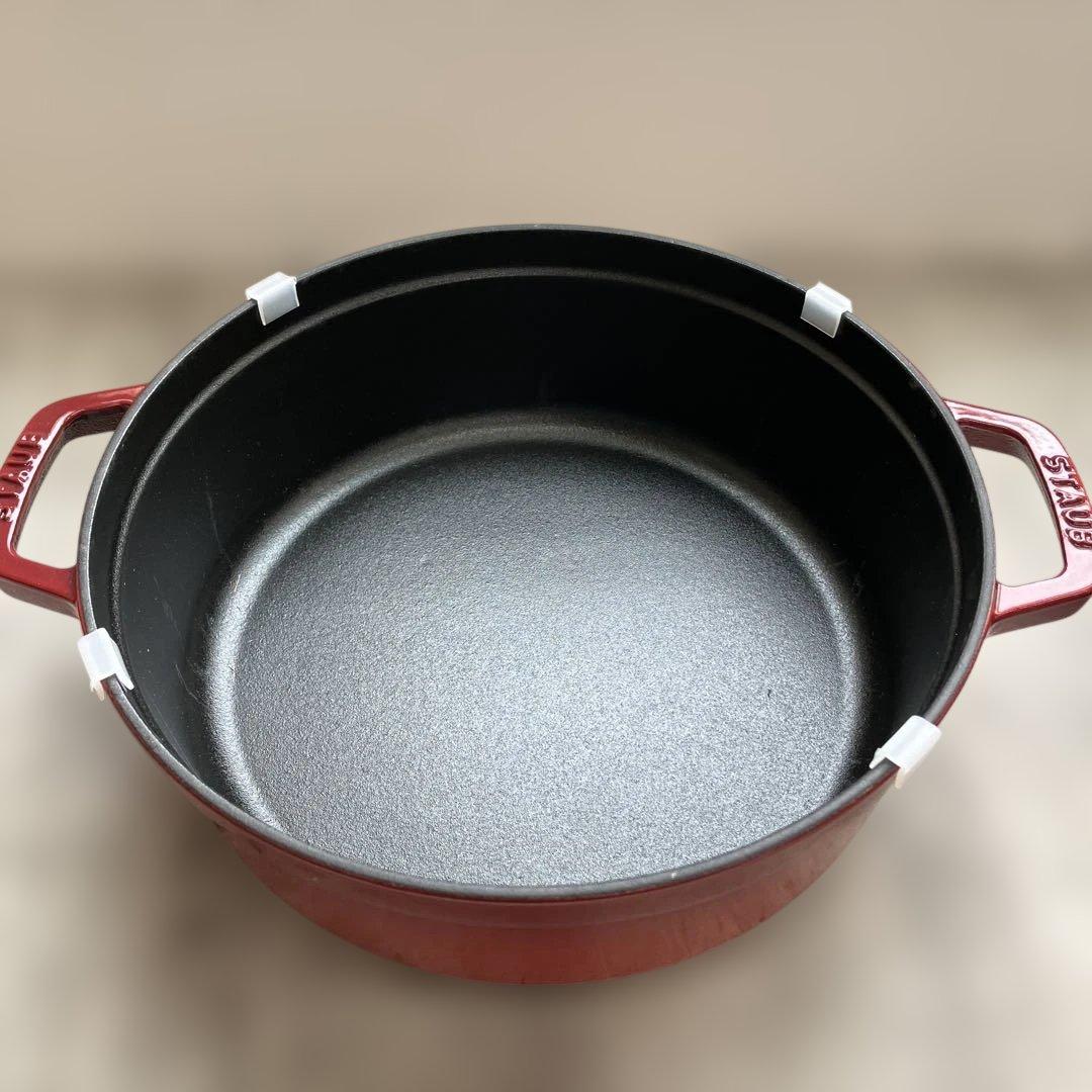 ⚫︎8/0212i13 STAUB LACOCOTTE シャロー　ストウブ26㎝
