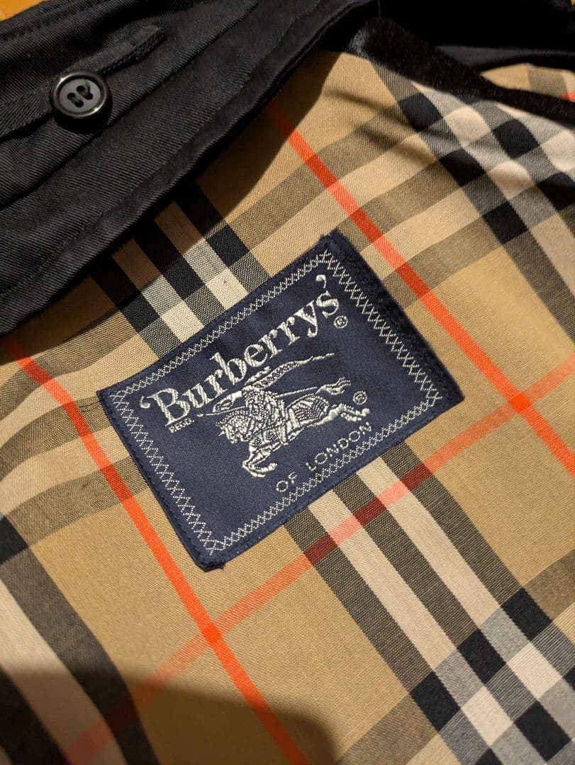 Burberrys バーバリー ブラック トレンチコート ライナー付