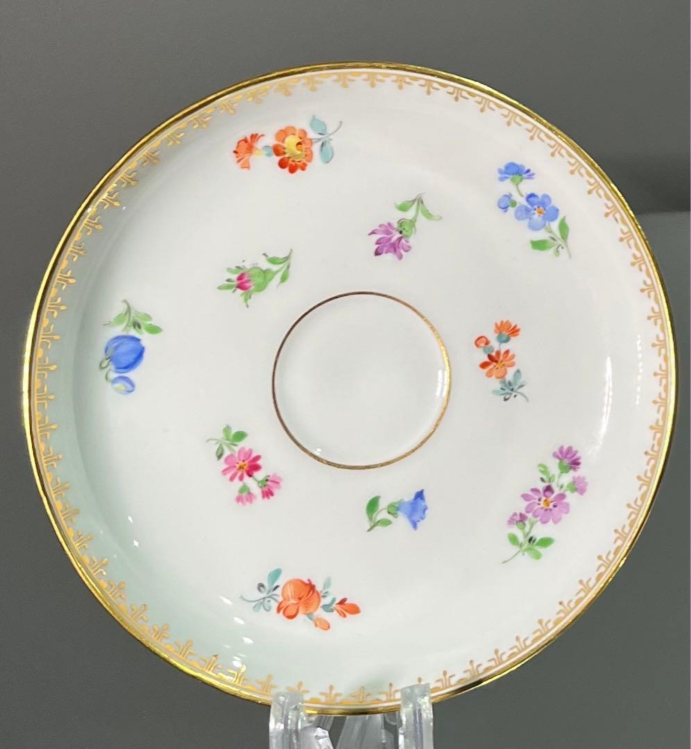 Meissen マイセン/※珍品 1級品 Aカンテ 散らし小花　カップ＆ソーサー