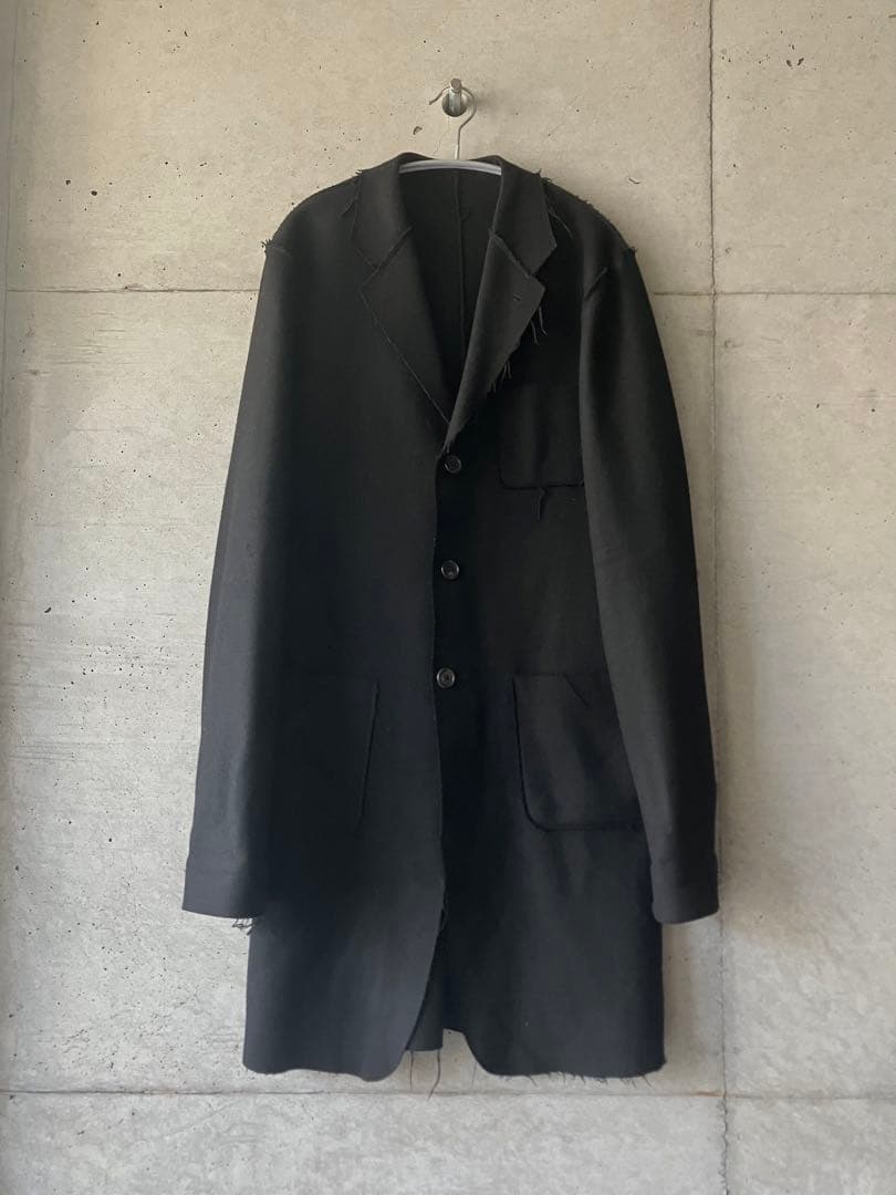 ANN DEMEULEMEESTER ウールチェスターコート