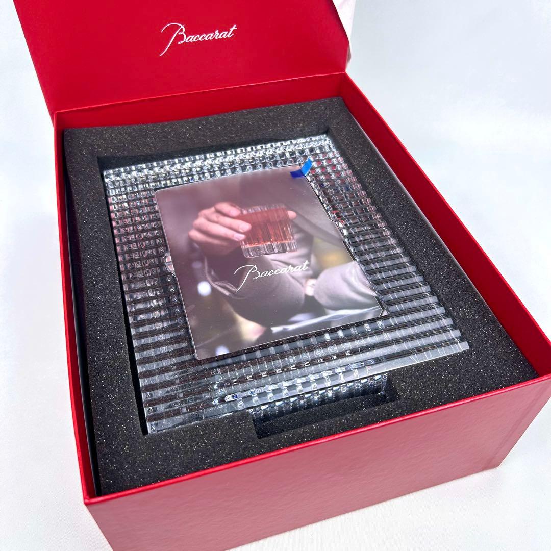 【未使用】バカラBACCARAT アイフォトフレーム クリスタル 箱付き