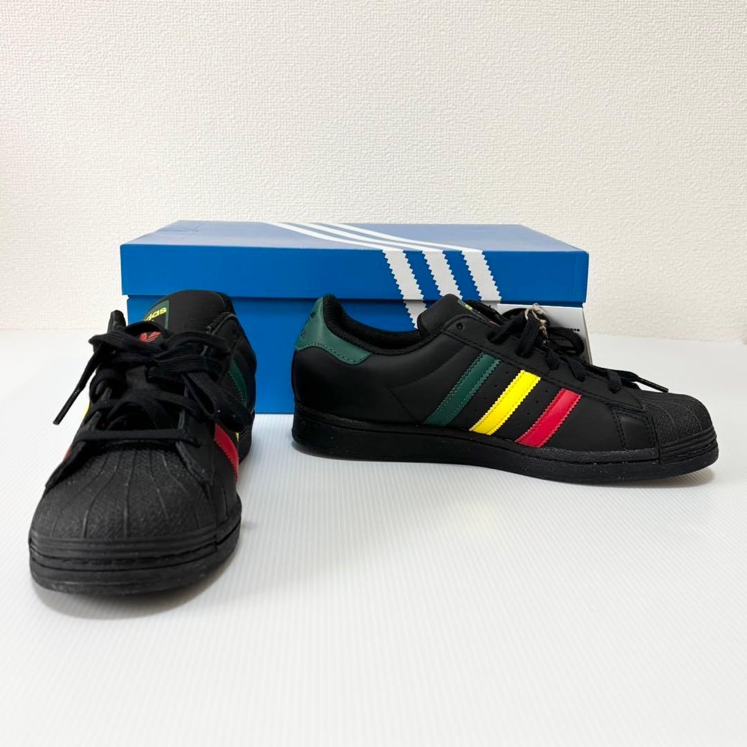 新品未使用　26㎝ アディダス　adidas スーパースター　ラスタブラック