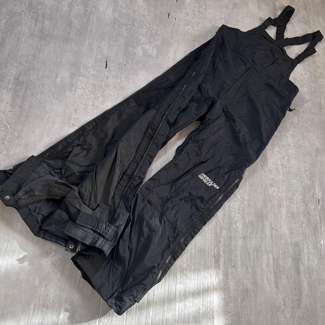 C268 BOULDER GEAR スノーボード スキー ビブパンツ 黒 S