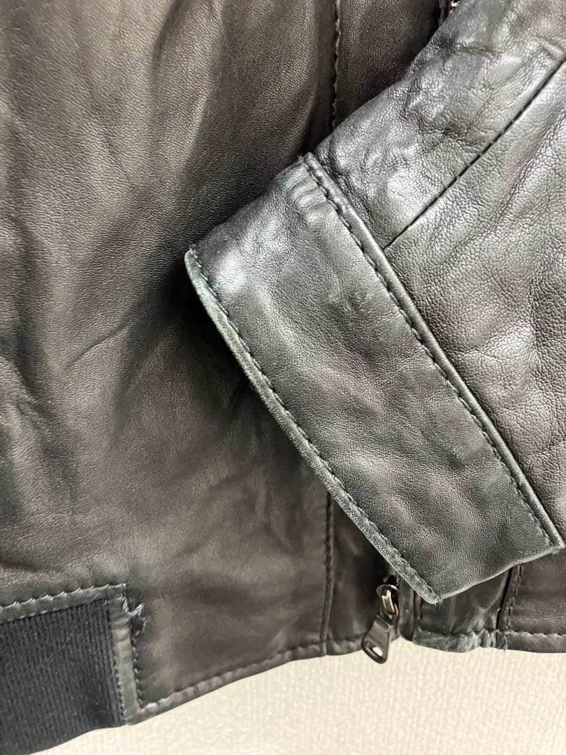べ*け様 ボス HUGO BOSS レザー ジャケット サイズ M~L相当