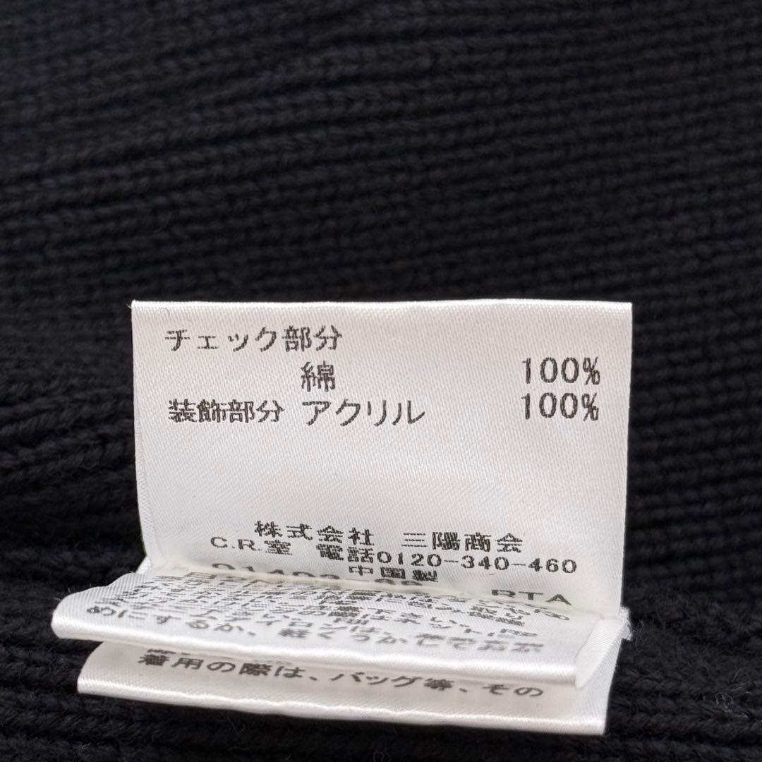 バーバリーロンドン✨大きめ✨ダッフルロングカーディガン（XL）ブラック　ジッパー