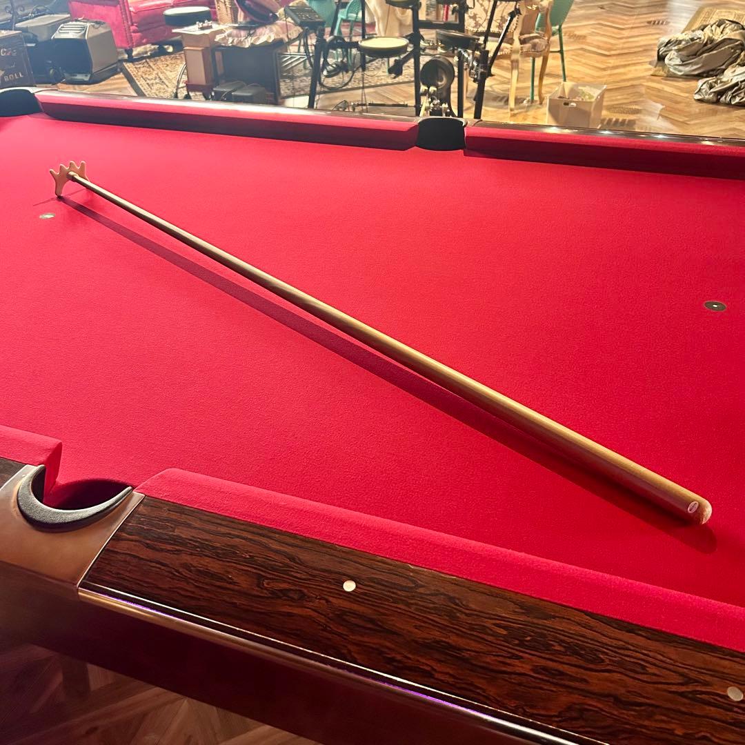 ビリヤード台+キュー+キュー台+ボール2セット+メカニカルブリッジ