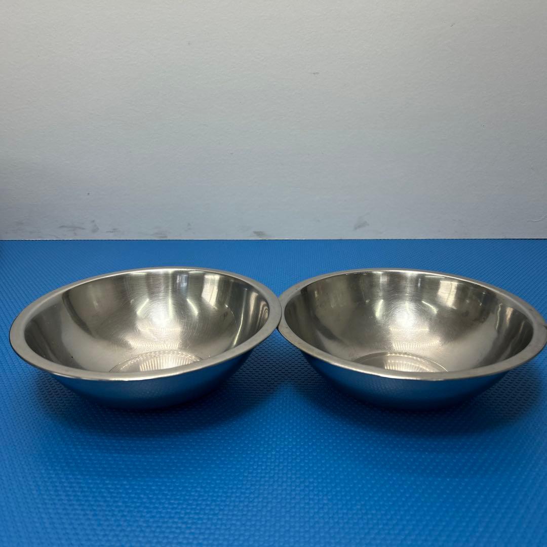 調理用ボウル12個セット　ステンレス　業務用　おまけザル1個付き