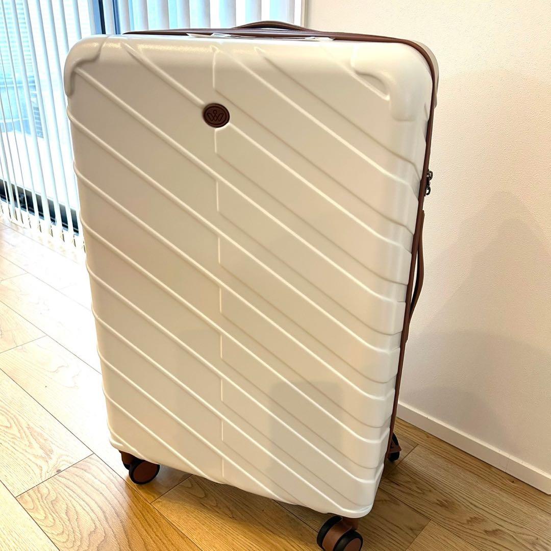 Lサイズ大型【スーツケース】キャリーバッグ ラテカラーツートーンカラー 女子旅