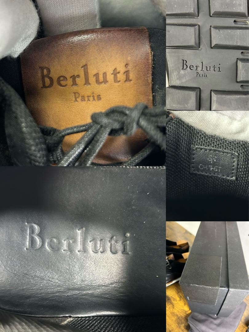 定価20万　Berluti ファストトラック グレーズド スニーカー 6.5
