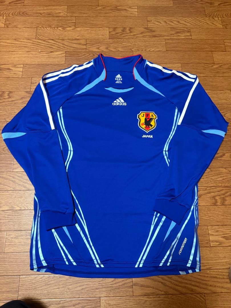 adidas 日本代表 長袖シャツ 青