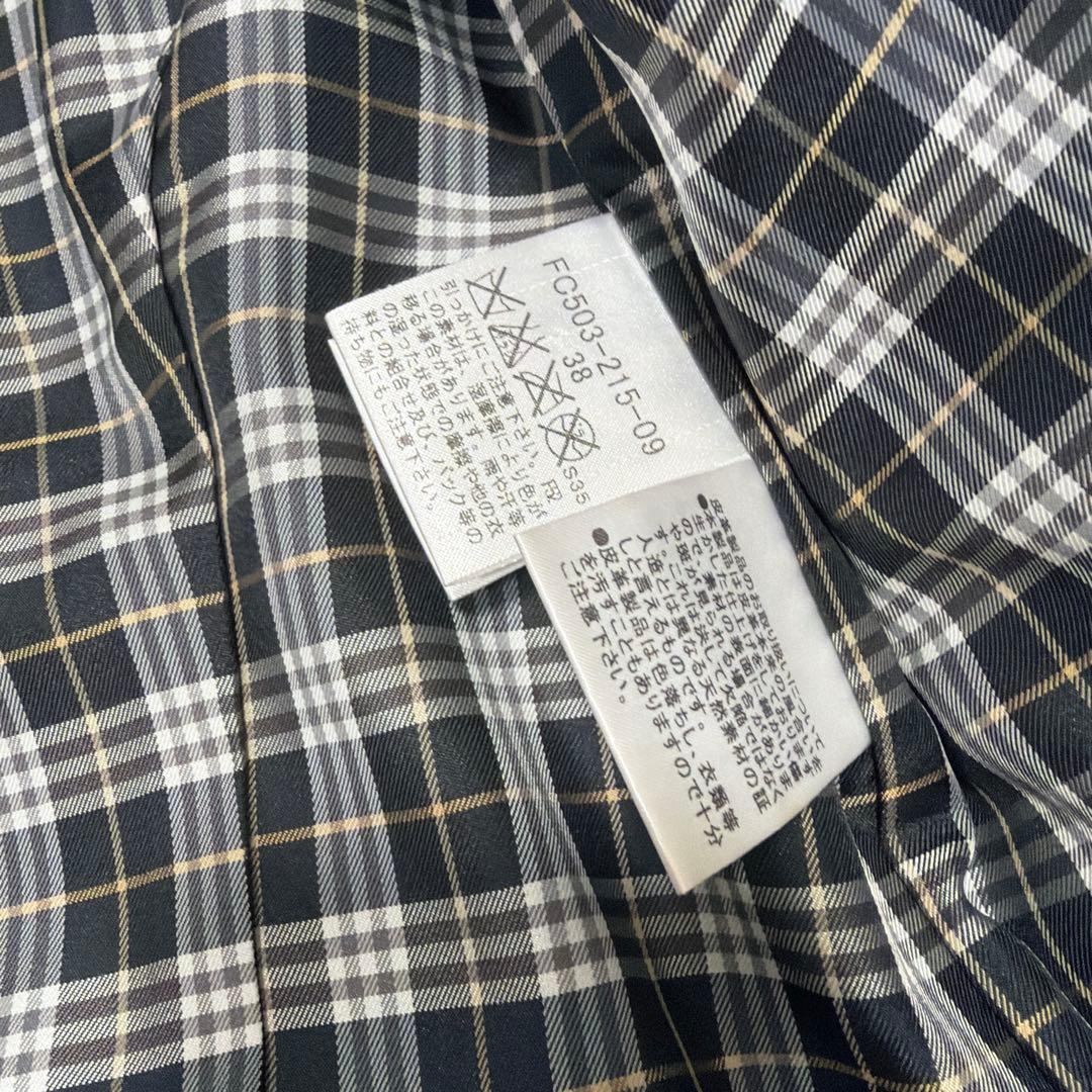 美品 BURBERRY BLUE LABAL 羊革 レザー ダブルライダース