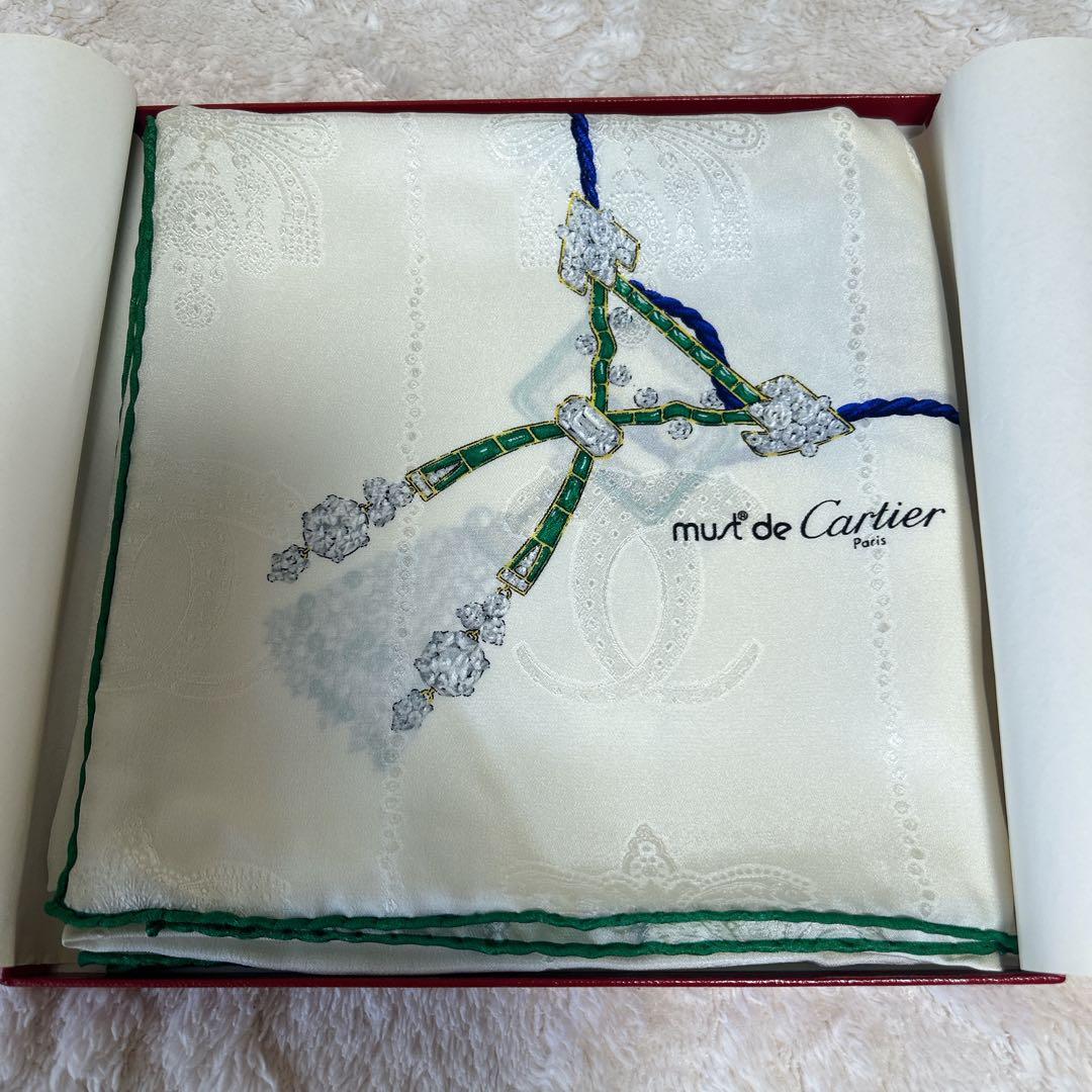 Cartier シルクスカーフ 大判