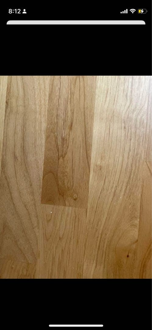 ニトリ　天然木　ダイニングテーブル