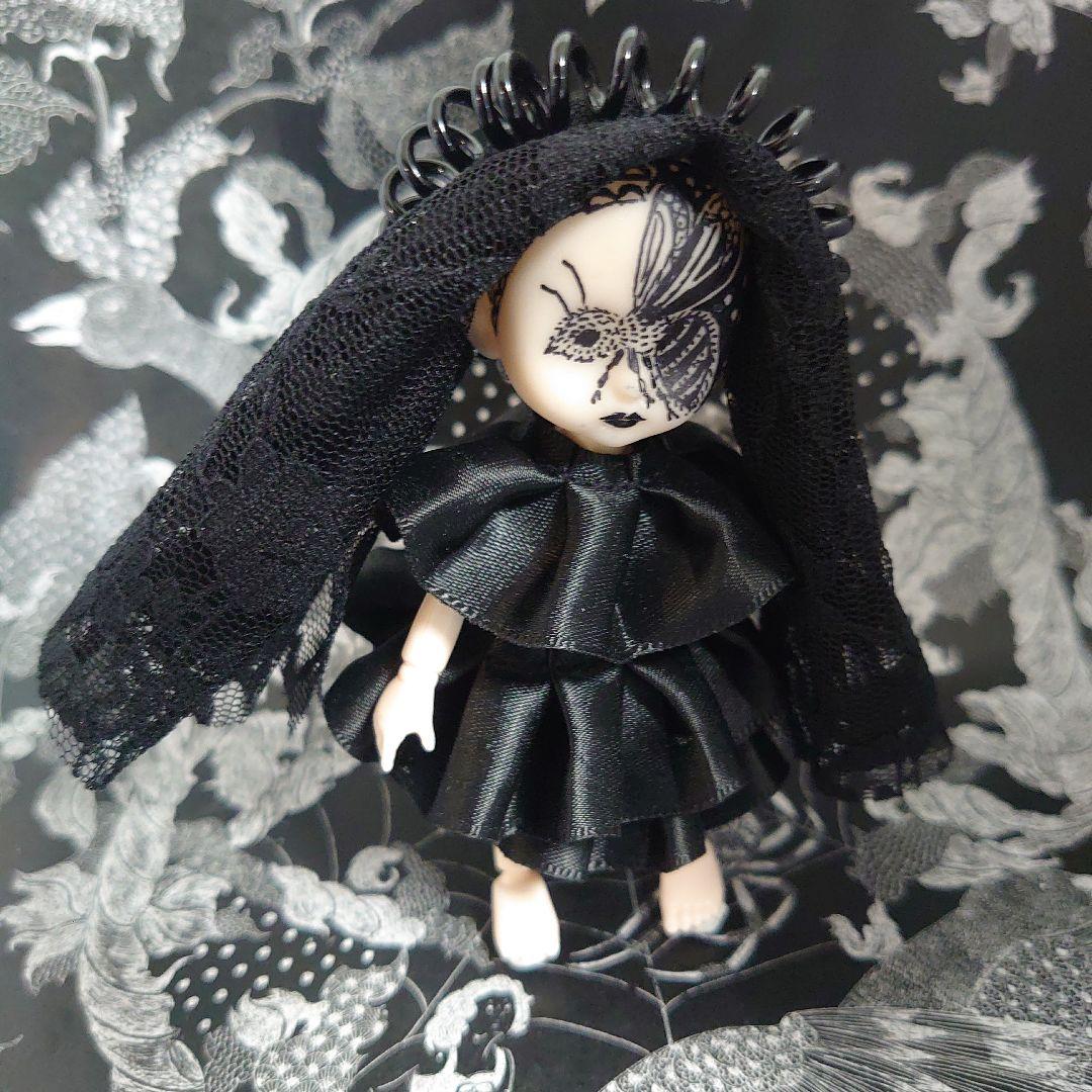 ドールミニヘッド 　蜂（はち）【ヘッド+六角形の箱】※ボディ・背景は付属しません