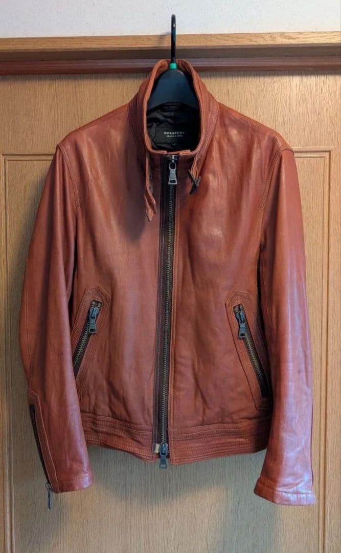 ジャケット・アウター BURBERRY BLACK LABEL leather Jacket