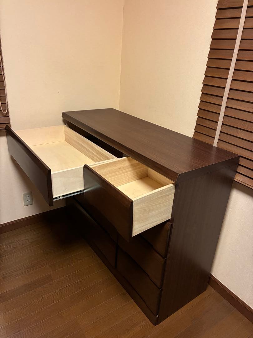 約4万　美品　人気大川家具　収納タンス☆直接引き渡し限定品