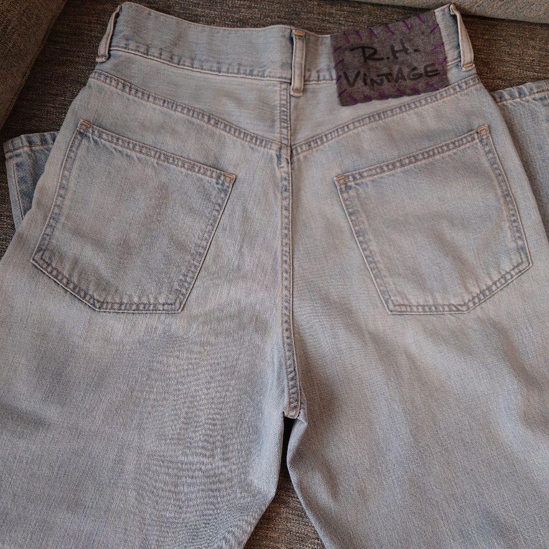 最終価格 RH Vintageオーガニックコットンビッグデニムパンツblue24
