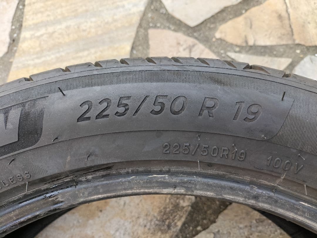 【送料無料】①★225/50R19★超美品★2/4本★ミシュラン★2024年製★