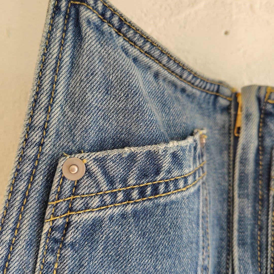 DOUDOU(ドゥドゥ)デニムキャミジャンスカ デニムサロペット ブルー