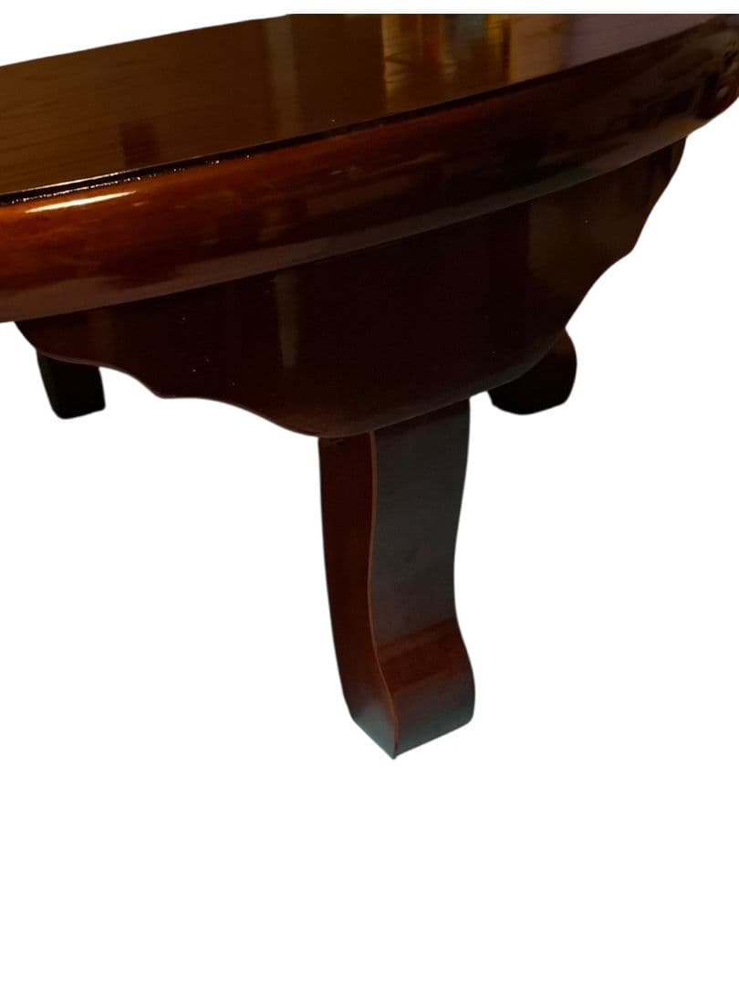 木製 ちゃぶ台 直径75cm 折りたたみ式 ローテーブル