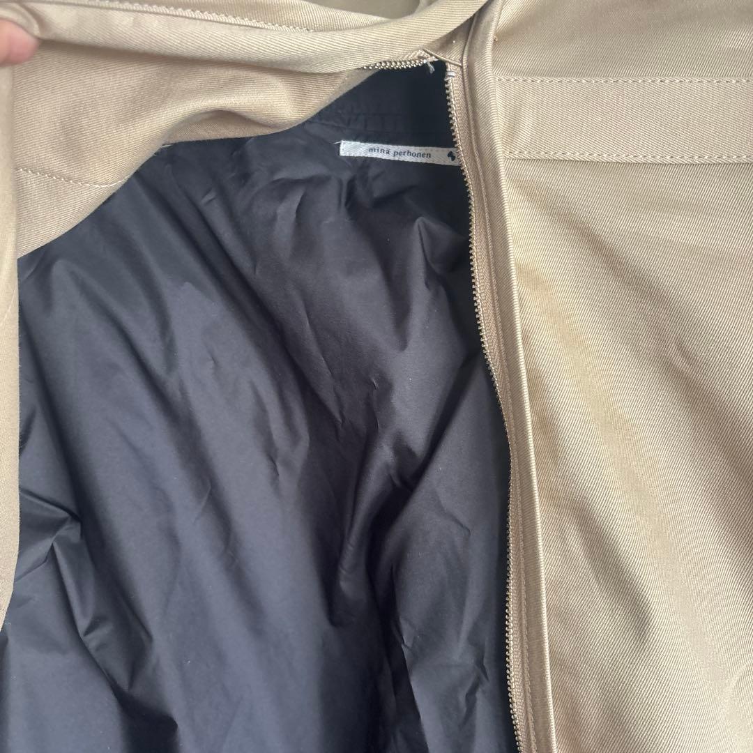 値下げ★ミナペルホネンタンバリンコート　2024-25aw サイズ36チャコール