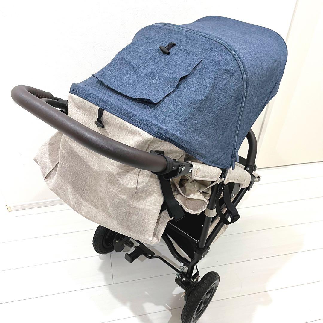 【美品】AirBuggy エアバギー ココプレミア フロムバース アースブルー