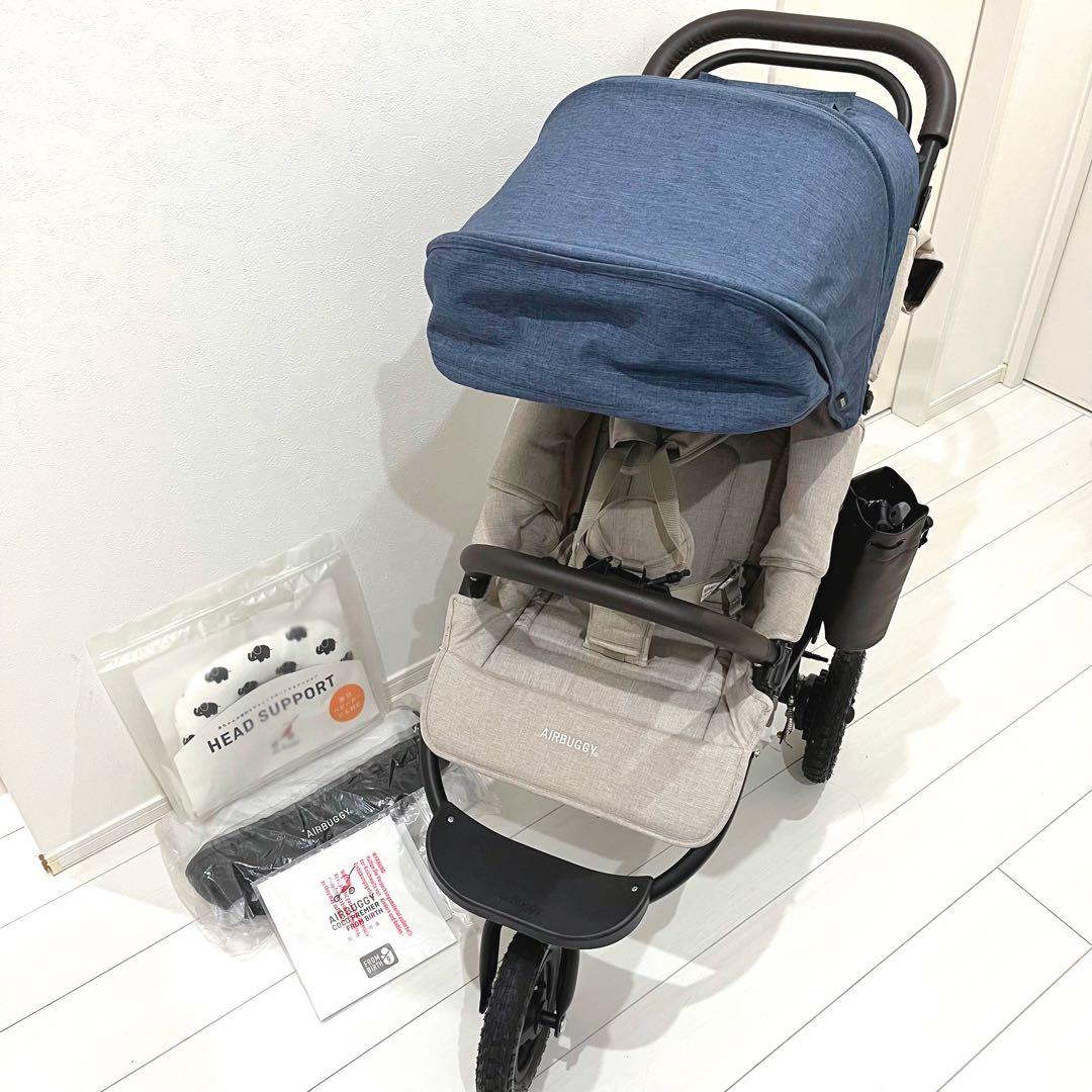 【美品】AirBuggy エアバギー ココプレミア フロムバース アースブルー