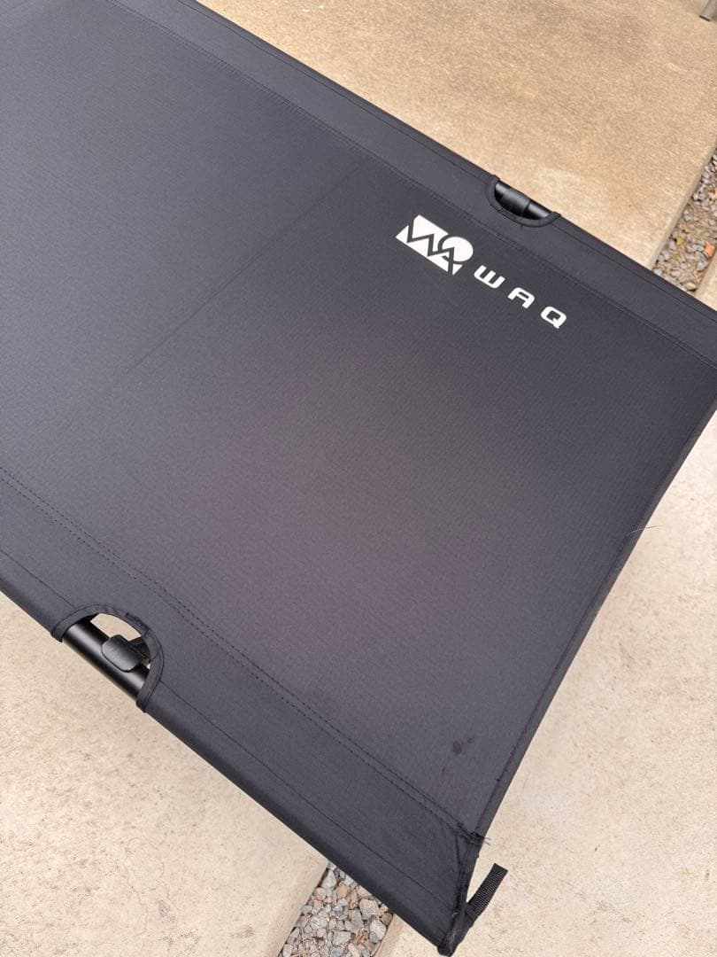 WAQ 2WAY キャンプ コット　ブラック