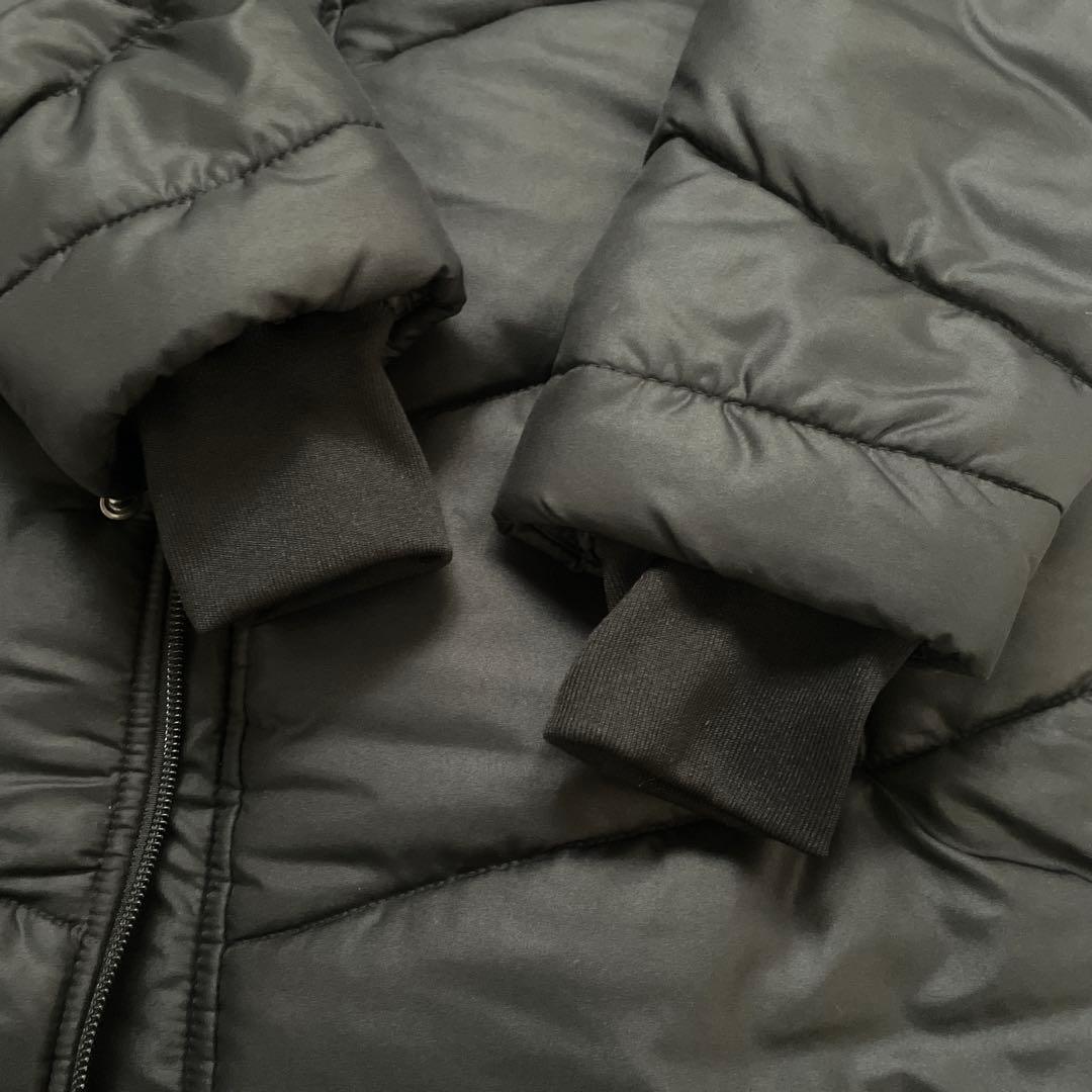 ATHLETA ブラック ロングベンチコート　美品　140