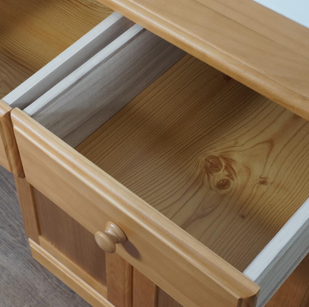 食器棚　天板タイル　ダストボックス　ゴミ箱 25L×2 完成品