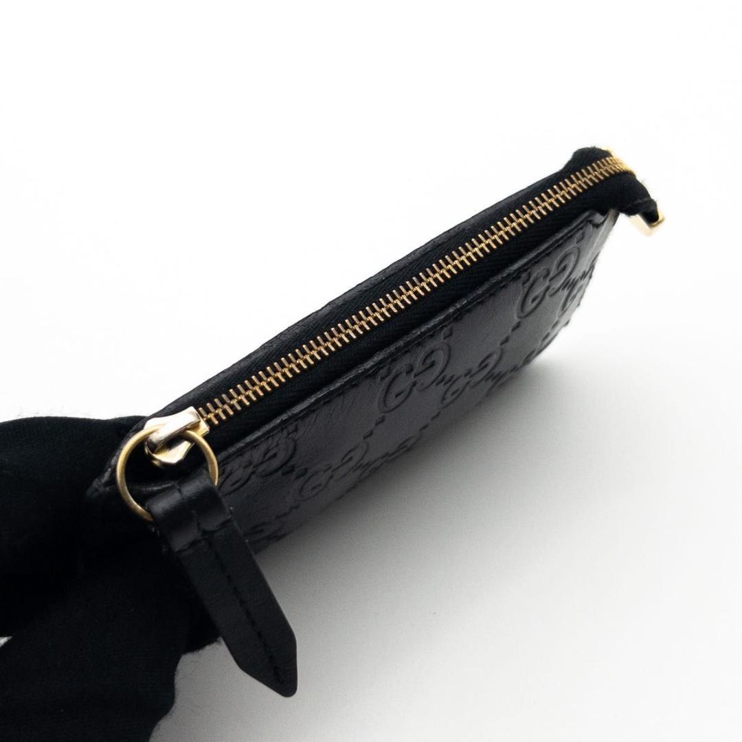 【極美品】GUCCI ケース　グッチシマ　小銭入れ　黒