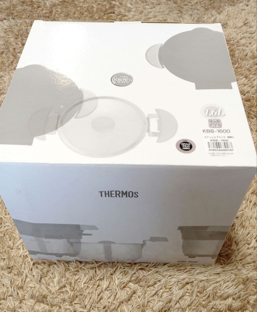 未使用 THERMOS 保温調理鍋KBB-1600 1.6L ステンレスブラック