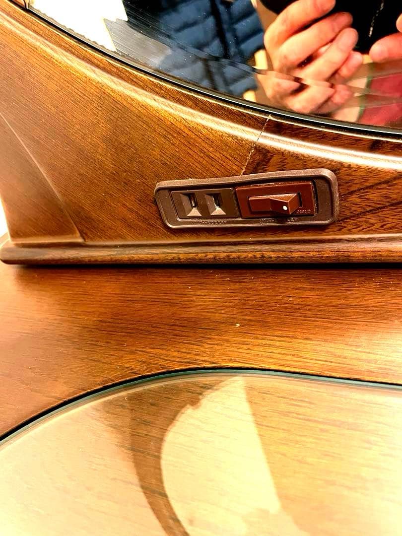 木製ダークブラウンドレッサー・鏡台・アンティーク家具・ドレッサー・鏡・家具・収納