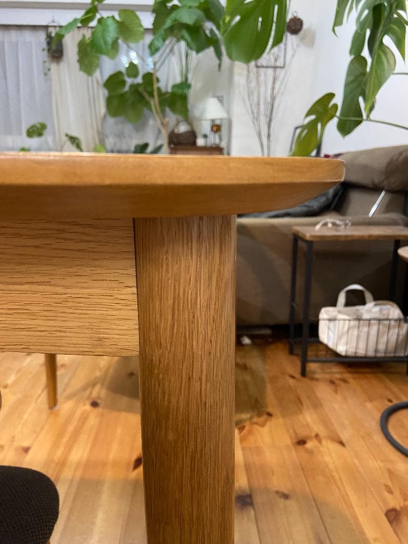 【白半木材】ホワイトオーク　ダイニングテーブル