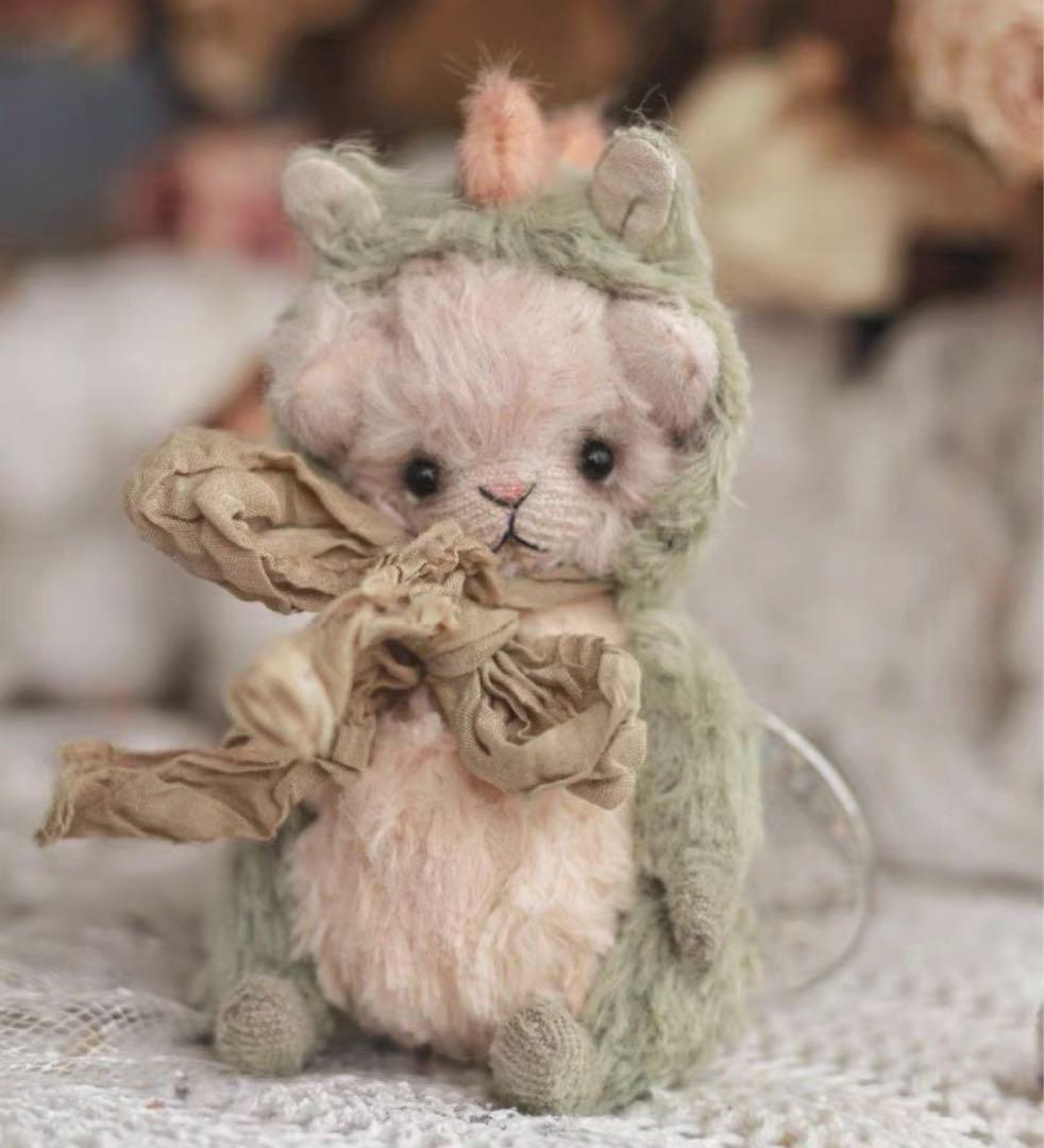 飛竜に憧れるくまちゃん アーティストベア ハンドメイド 海外作家様 ロシア