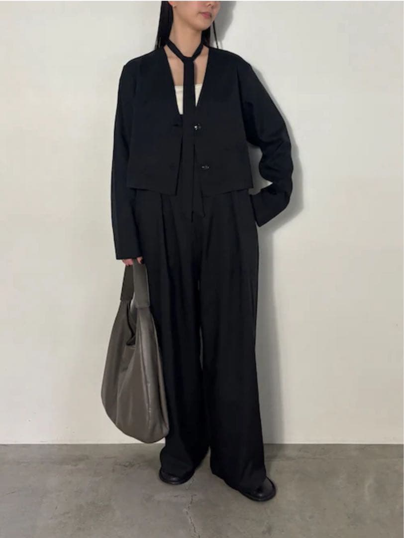 select MOCA Et サロペット、オーバーオール　黒　L