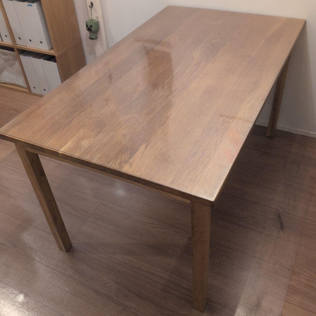 ゆ*う様 無印良品 無垢材ダイニングテーブル オーク材 140×80×72 マッ