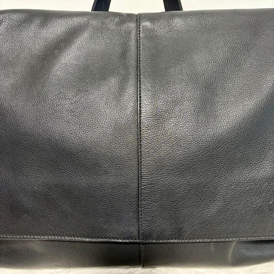 【美品】コーチ　トンプソンメッセンジャーバック70313 ブラック2way