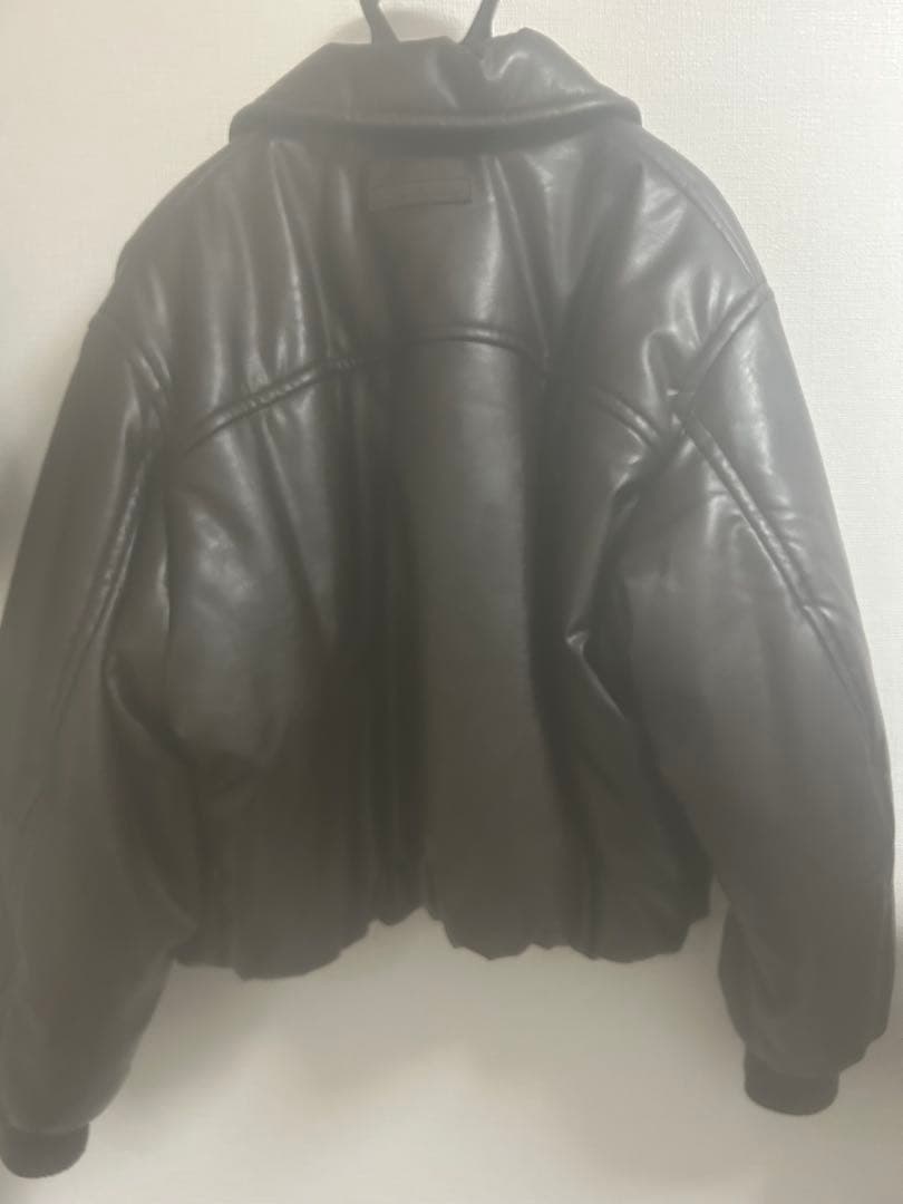 23aw Acne studios レザー ボンバージャケット アウター ダウン