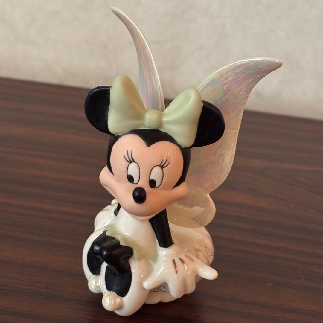 ディズニー　ミニー　妖精 フィギュア　陶器　置物